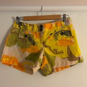 Camouflage Patterned Shorts Size 2